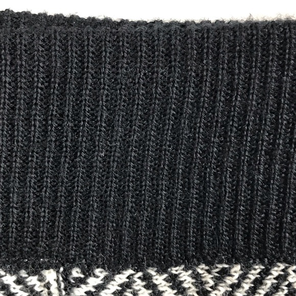 Coldwater Creek Black White Floral Knit Skirt - Picture 5 of 8